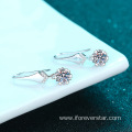 Brilliant Jewelry Wedding Earrings 925 Silver CZ Earring